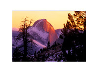 Half Dome Sunset