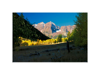 The Maroon Bells in Autumn