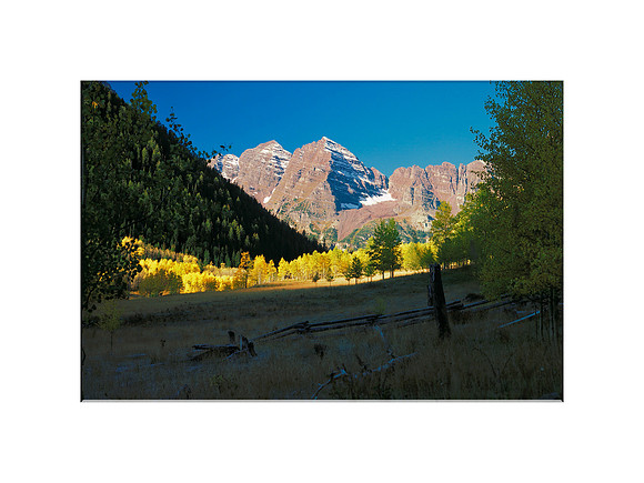 The Maroon Bells in Autumn