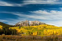 East Beckwith Mountain Rises From the Autumn Forest