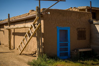 Blue Door and Ladder - Taos Pueblo