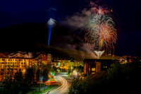 Fireworks and Bat Signal 2015