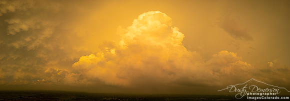 Sunset Cumulus Panorama