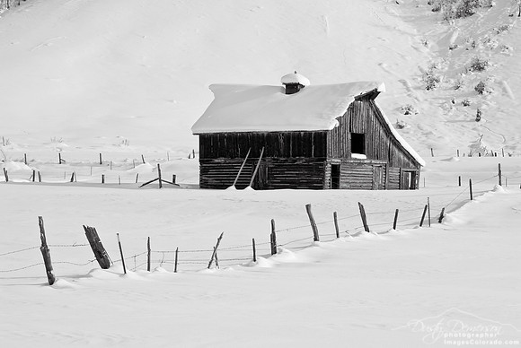 Jacks Cabin Winter Barn