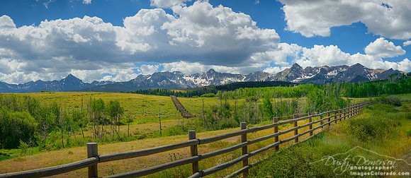 Dallas Divide Summer Panorama