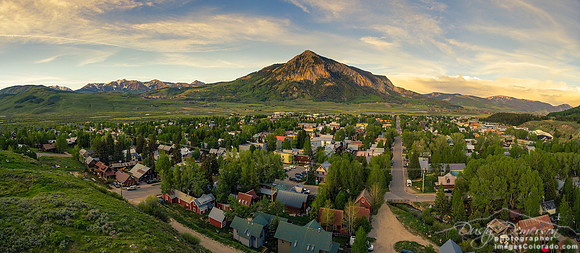 Crested Butte Spring Sunset