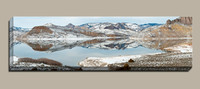 Curecanti Mirror image in Blue Mesa Reservoir Colorado