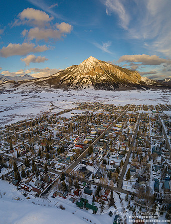 Crested Butte Mountain Alpenglow
