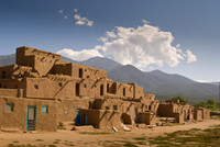 Morning at Taos Pueblo