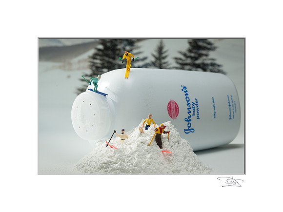 Baby Powder Skiers