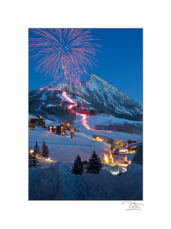 New Years Eve fireworks and parade