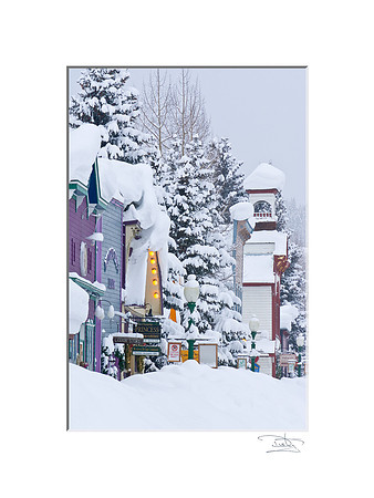 Elk Avenue Snow