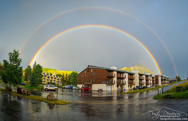 Fisheye Double Rainbow
