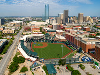 OKC Ballpark Skyline