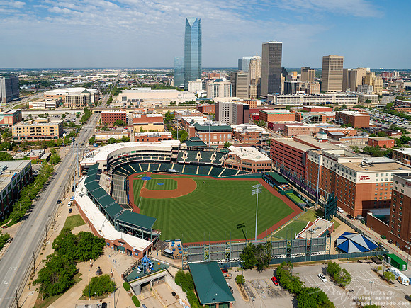 OKC Ballpark Skyline